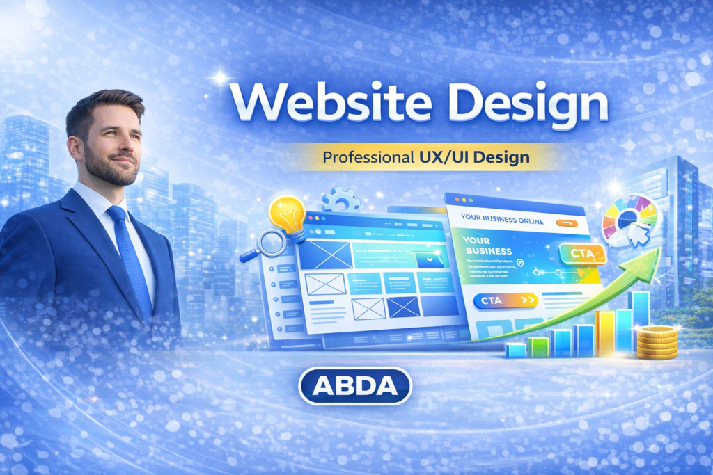 บริการรับออกแบบเว็บไซต์ (Website Design Service – Design Only)