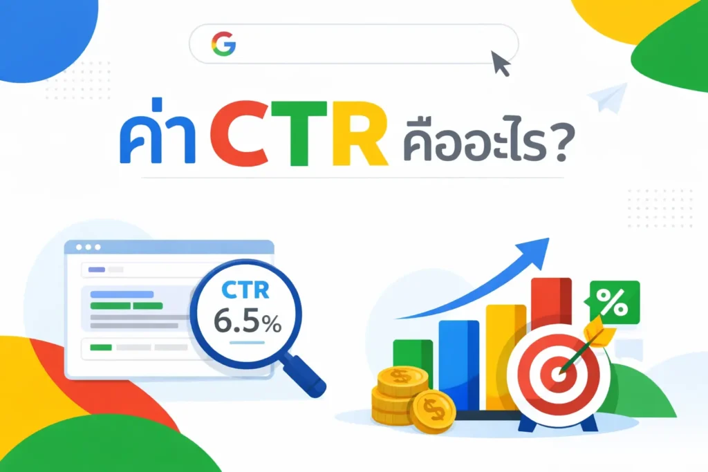 ค่า CTR คืออะไร? ตัวเลขสำคัญที่คนทำ Google Ads ต้องรู้