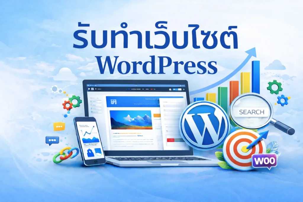 บริการรับทำเว็บไซต์ WordPress ที่ตอบโจทย์ธุรกิจยุคใหม่