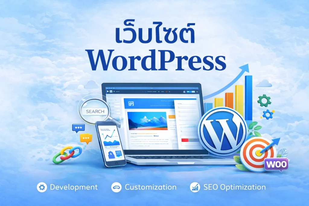 บริการรับทำเว็บไซต์ WordPress แบบมืออาชีพ โดย ABDA Marketing