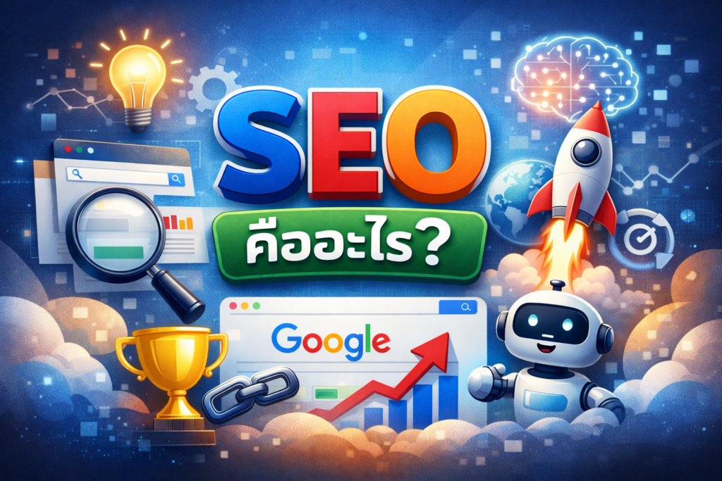 SEO คือ อะไร ทำอย่างไรเว็บไซต์จึงจะติดหน้าแรก Google