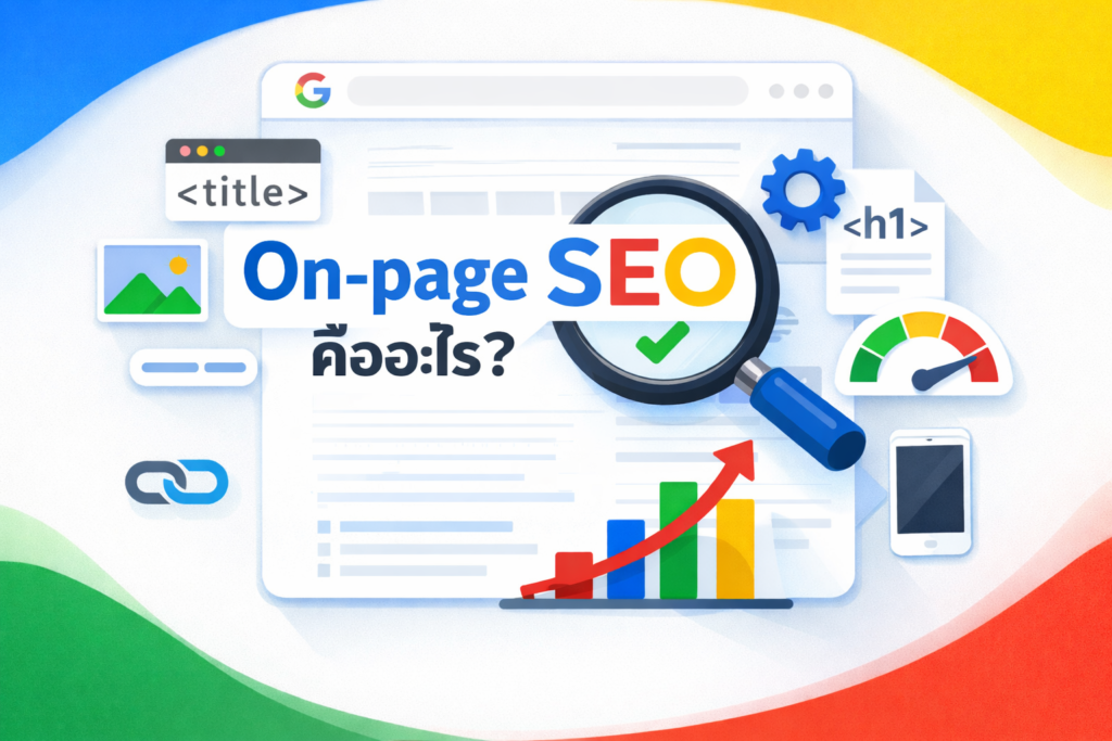 On-page SEO คืออะไร? ทำความรู้จักพื้นฐานสำคัญที่ส่งผลต่อการจัดอันดับ
