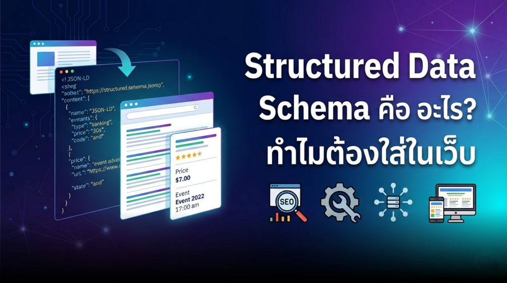 การใช้ Structured Data เพื่ออธิบายเนื้อหาอย่างถูกต้อง
