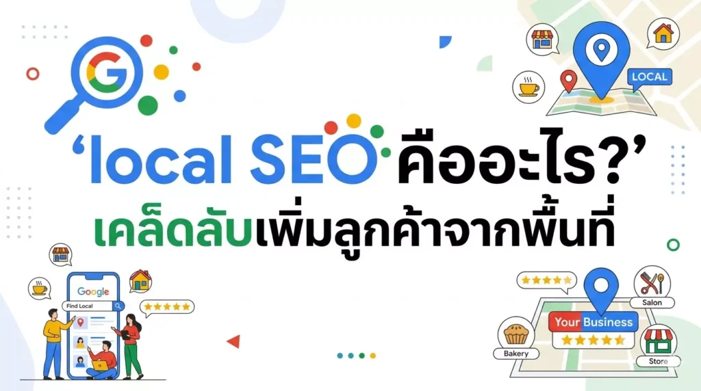 local SEO คือ อะไร? เคล็ดลับเพิ่มลูกค้าจากพื้นที่