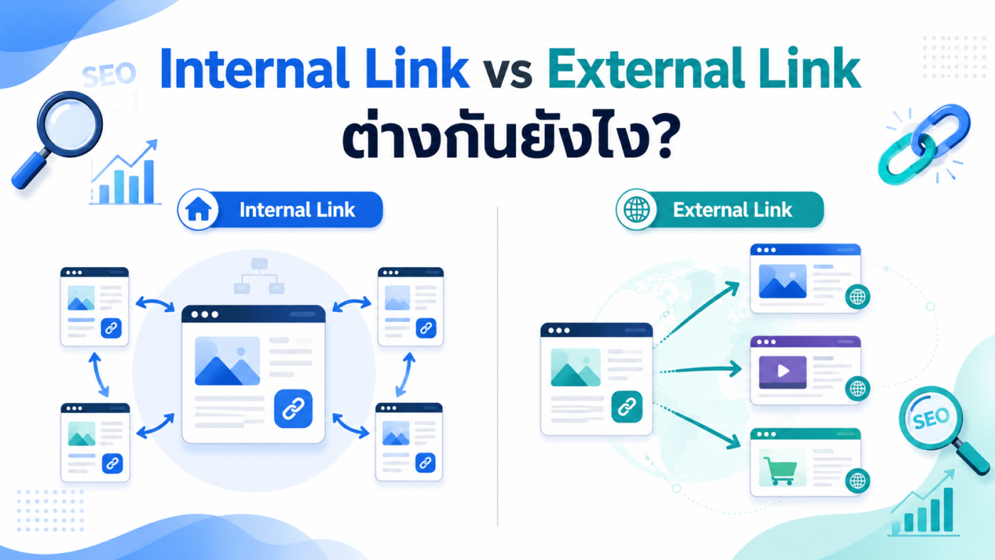 Internal Link vs External Link ต่างกันยังไง