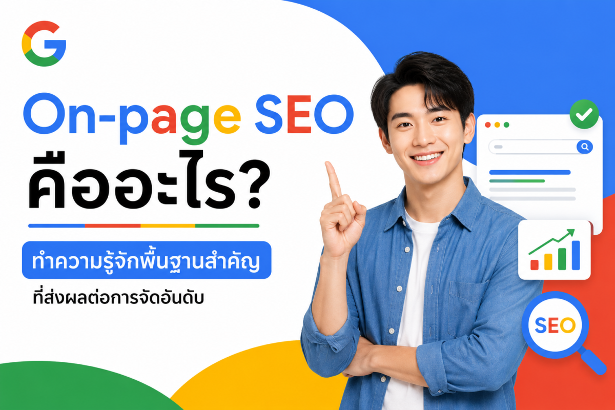 On-page SEO คือ อะไร สรุปวิธีปรับแต่งเว็บไซต์ให้ติดหน้าแรก Google