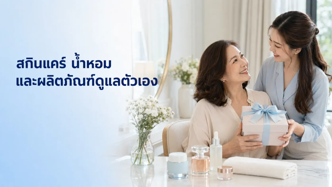 ของขวัญวันแม่ สกินแคร์ น้ำหอม และผลิตภัณฑ์ดูแลตัวเอง